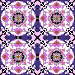 Bright Pink Kaleidoscope Small