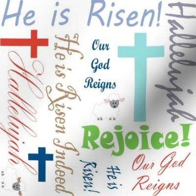 He is risen bright colors