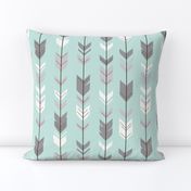 Arrow Feathers_Mint/Grey/Off-White