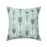 Arrow Feathers_Mint/Grey/Off-White