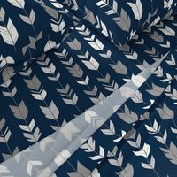 Arrow Feather-navy/greys