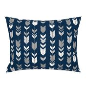 Arrow Feather-navy/greys