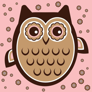 Owl Party Pink