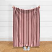 Vertical Stripes // Nautical Red