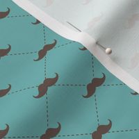 (small-scale) Mustaches on Gulf Green