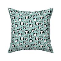 Sweet dreams night owl kids sleep theme black and white mint blue