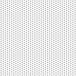 Grey Polka Dots - Small