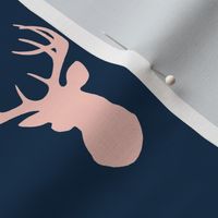 deer- navy/pink