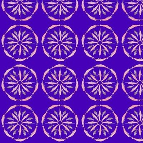 Pink River Dolphin Wheels on purple