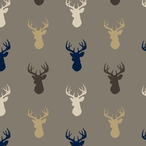 Deer-Cedar Ridge-brown/navy