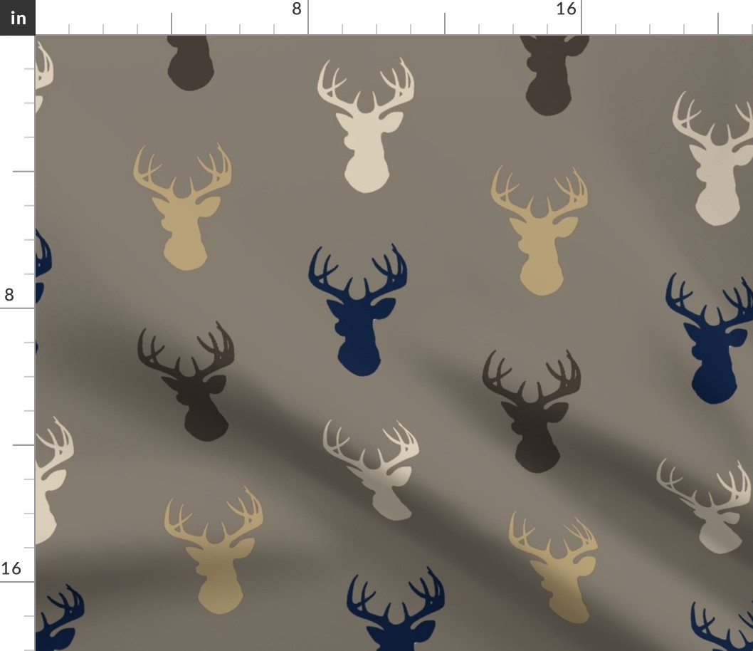 Deer-Cedar Ridge-brown/navy