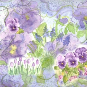 Grape Hyacinth Purple Swirl