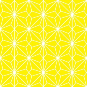 Thin Flower Lattice in Lemon | 6" Repeat