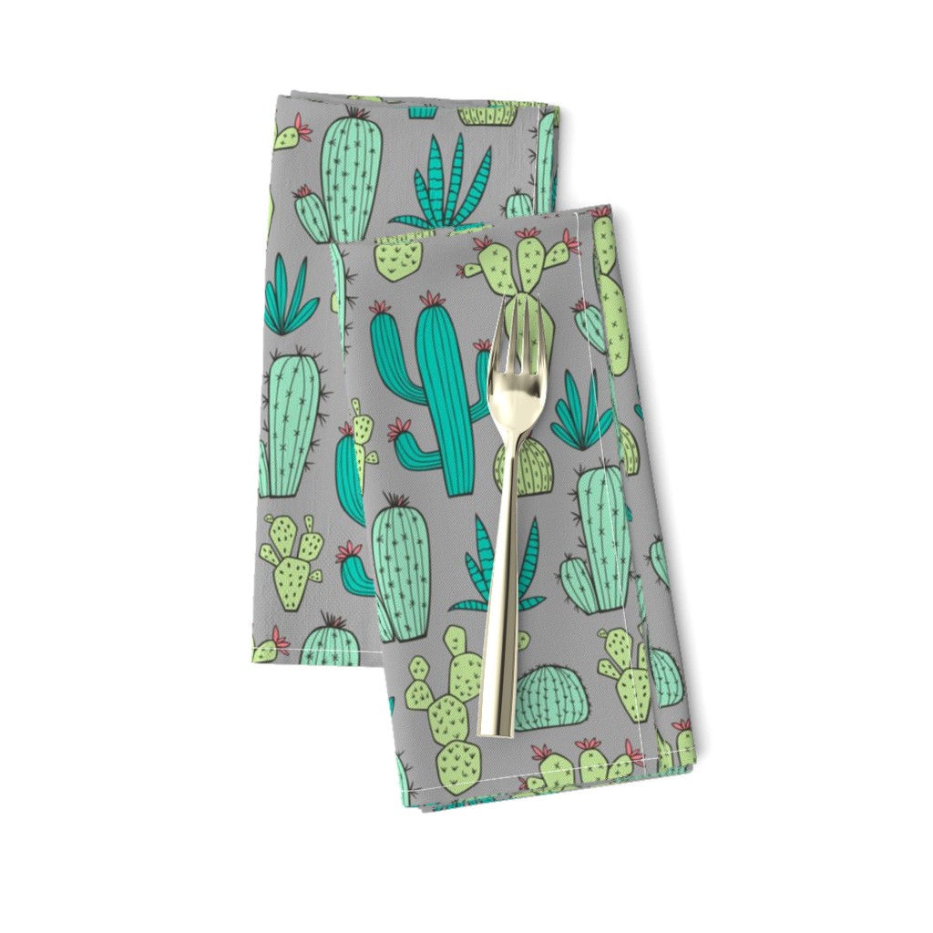 Cactus on Dark Grey