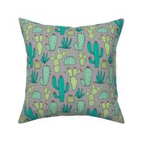 Cactus on Dark Grey