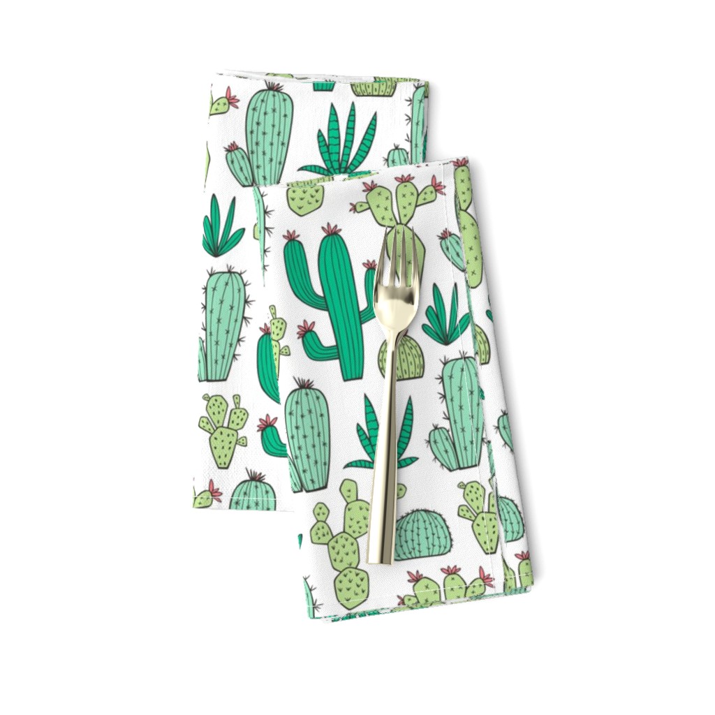 Cactus on White