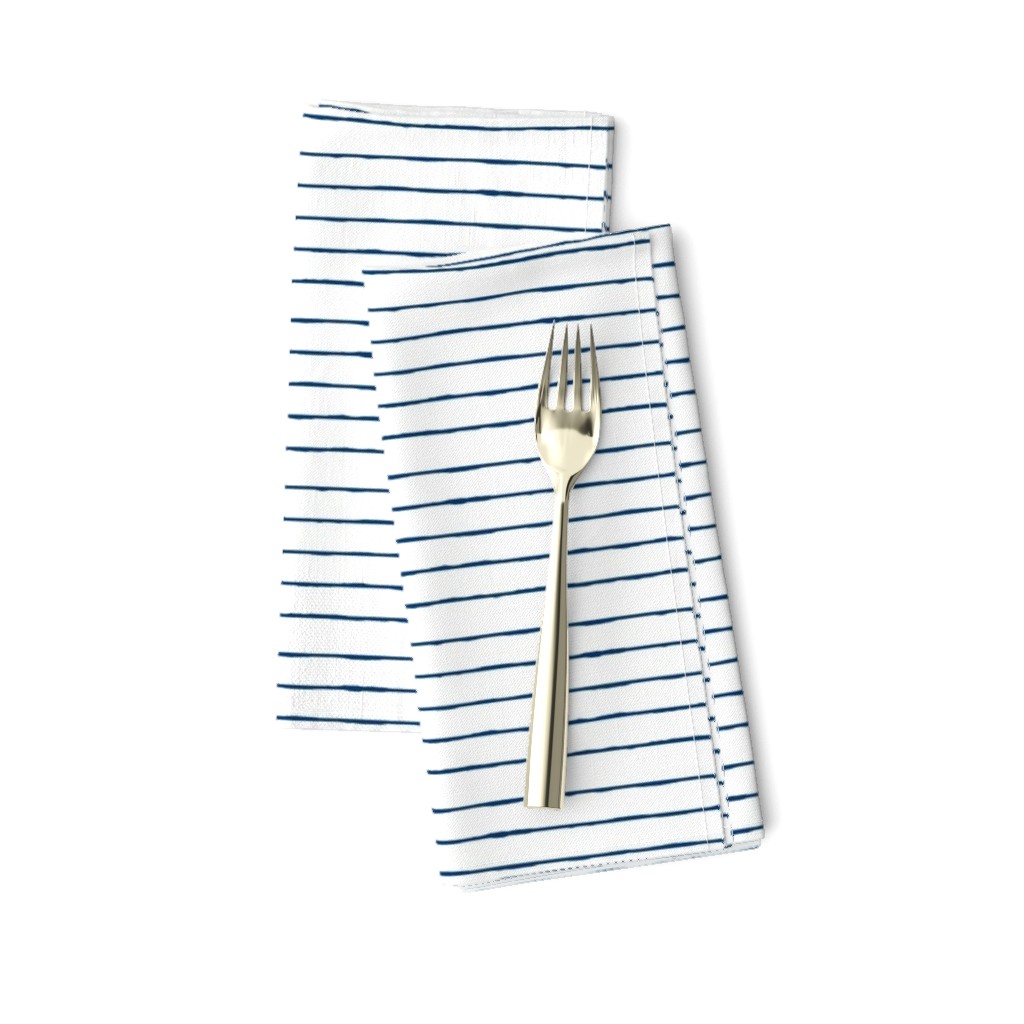 swim lane stripe in white and nautical navy 