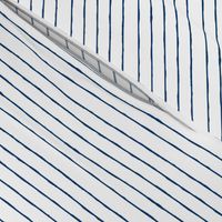 swim lane stripe in white and nautical navy 