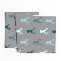 Deer-Teal/Blue/Grey- Winslow