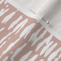 Abstract geometric strokes zebra stripes brush gender neutral white beige