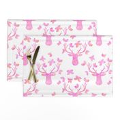 Watercolor Butterfly Buck Pink