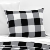 Large Black Buffalo Check Gingham