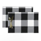 Large Black Buffalo Check Gingham