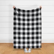 Large Black Buffalo Check Gingham