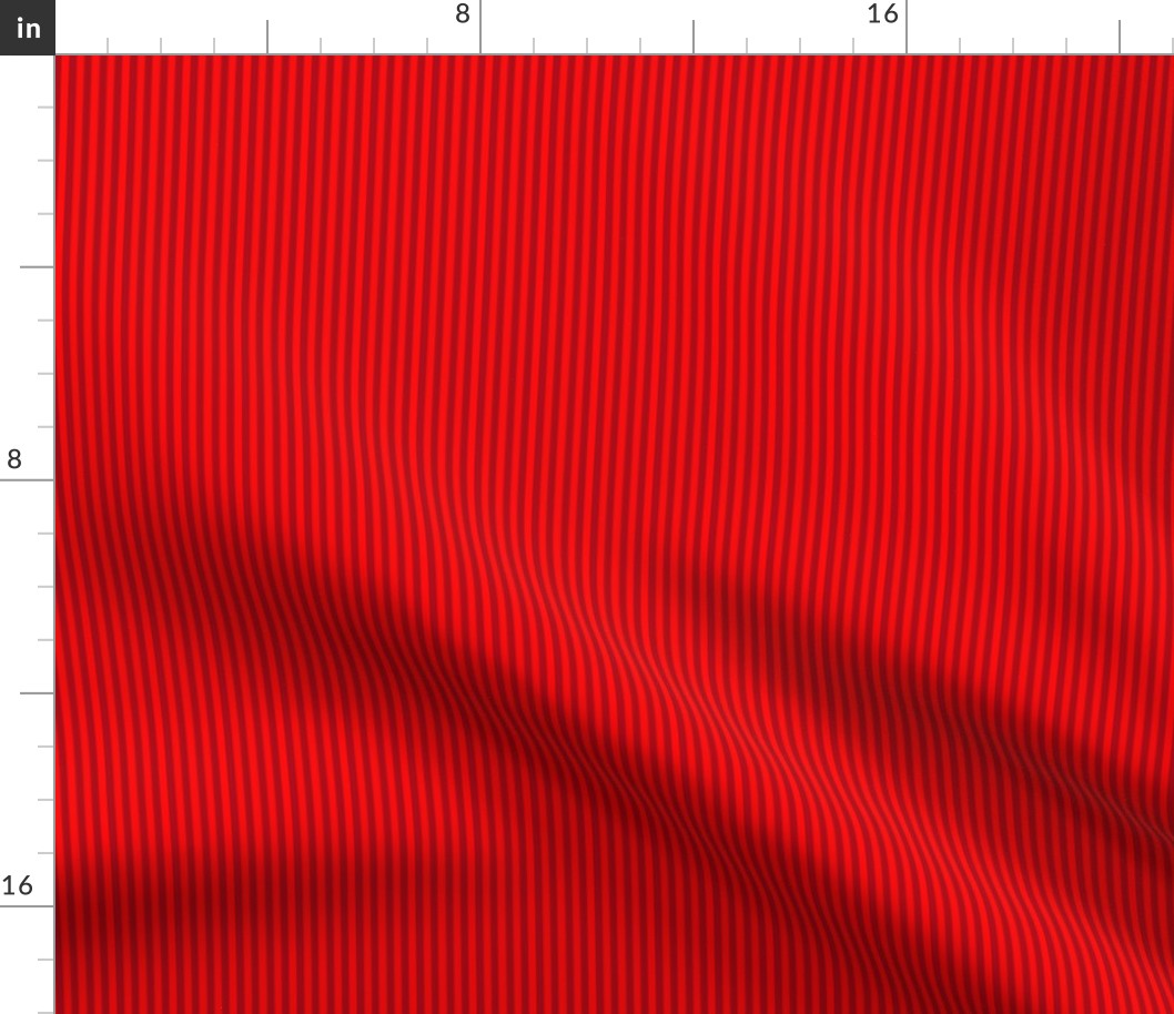 Pinstripe Christmas Dark Red and Red Vertical Stripes (Eight Stripes to an Inch)