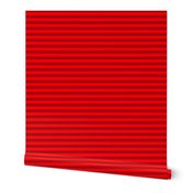 Christmas Dark Red and Red Half Inch Horizontal Stripes
