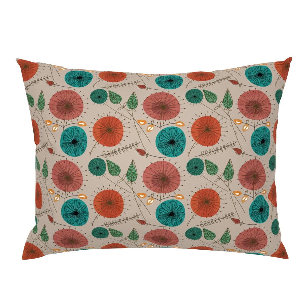 Mid-Century Modern Floral 