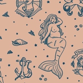 Women's sea tattoo