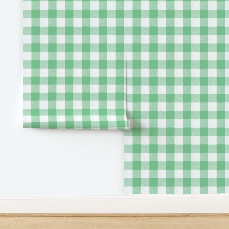 Buffalo Check // Light Green