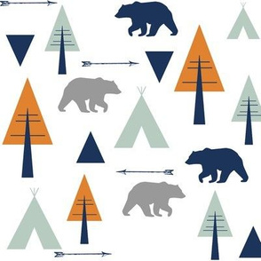 bear camp // orange 