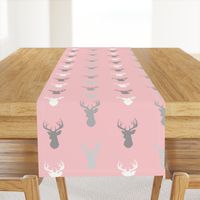 Deer- Pink/grey-Meadow Sunrise