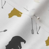 Bear and Arrows // Woodland Collection