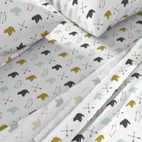 Bear and Arrows // Woodland Collection