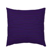 Quarter Inch Purple and Black Horizontal Stripes