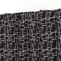 Abstract geometric raster black and white checkered stripe stroke and lines trend pattern grid