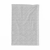 Abstract geometric black and white checkered stripe trend pattern grid XS