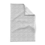 Abstract geometric black and white checkered stripe trend pattern grid XS