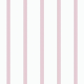 Pink French Ticking Stripe Feed sack Grain sack Cottage Stripe