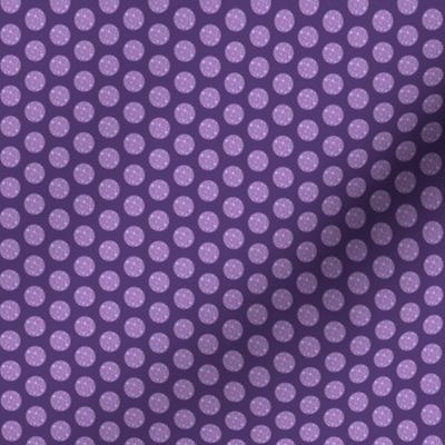 Purple polka dot // lilac and purple spot