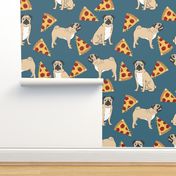 pug pugs dogs dog pet pets pizza pepperoni pizza pet novelty funny food print for pug owners pugs and pizza