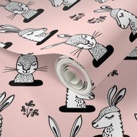 rabbit // rabbits bunny sweet burrow rabbits pastel pink girls