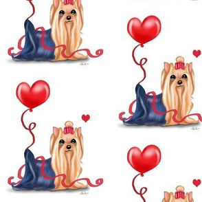 Yorkie Valentine Large