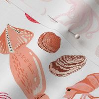 ocean // nautical summer ocean squid lobsters squid shells nautical summer preppy