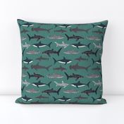 shark // sharks men boys boy green shark week ocean creature sea ocean nautical sharks