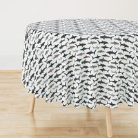 shark // sharks nautical boys white background kids ocean sea tiger shark hammerhead shark fabric