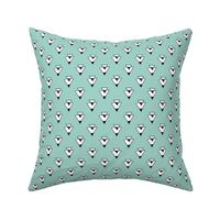 triangles // mint southwest triangles kids coordinate baby nursery simple